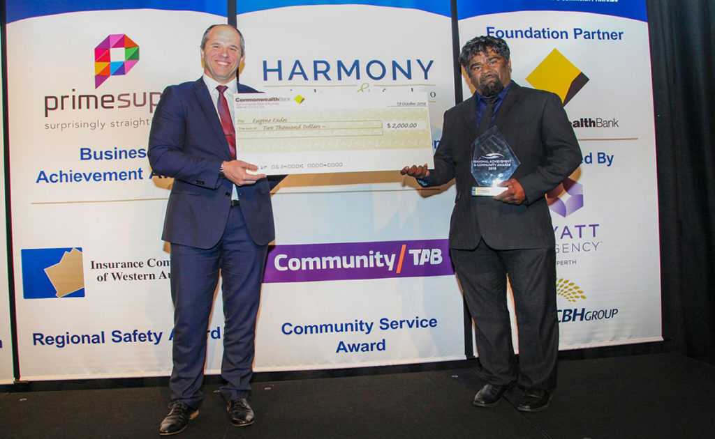 Eugene Eades wins Community TAB Community Service Award thumbnail