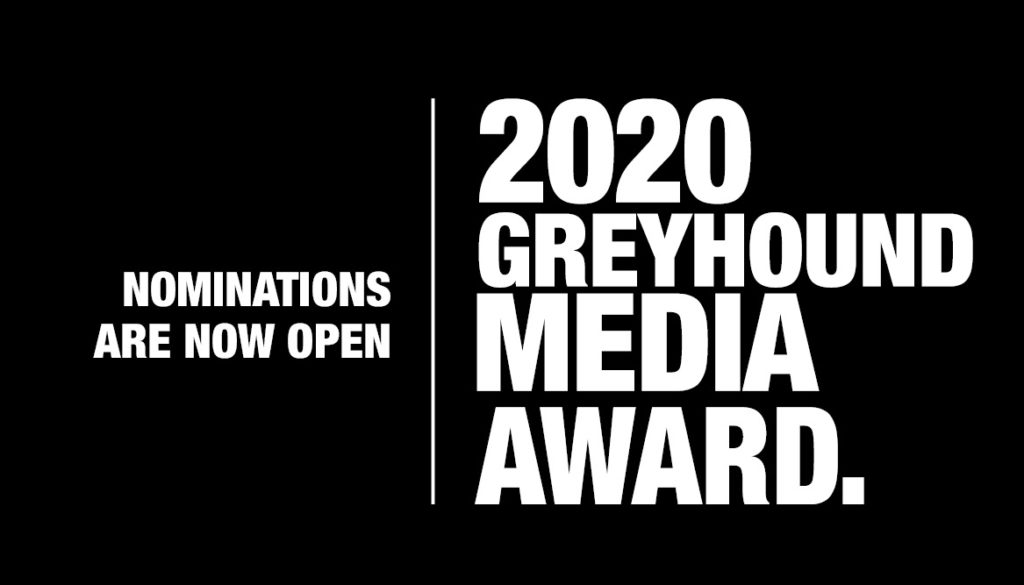 2020 Greyhound Media Award – Nominations now open thumbnail