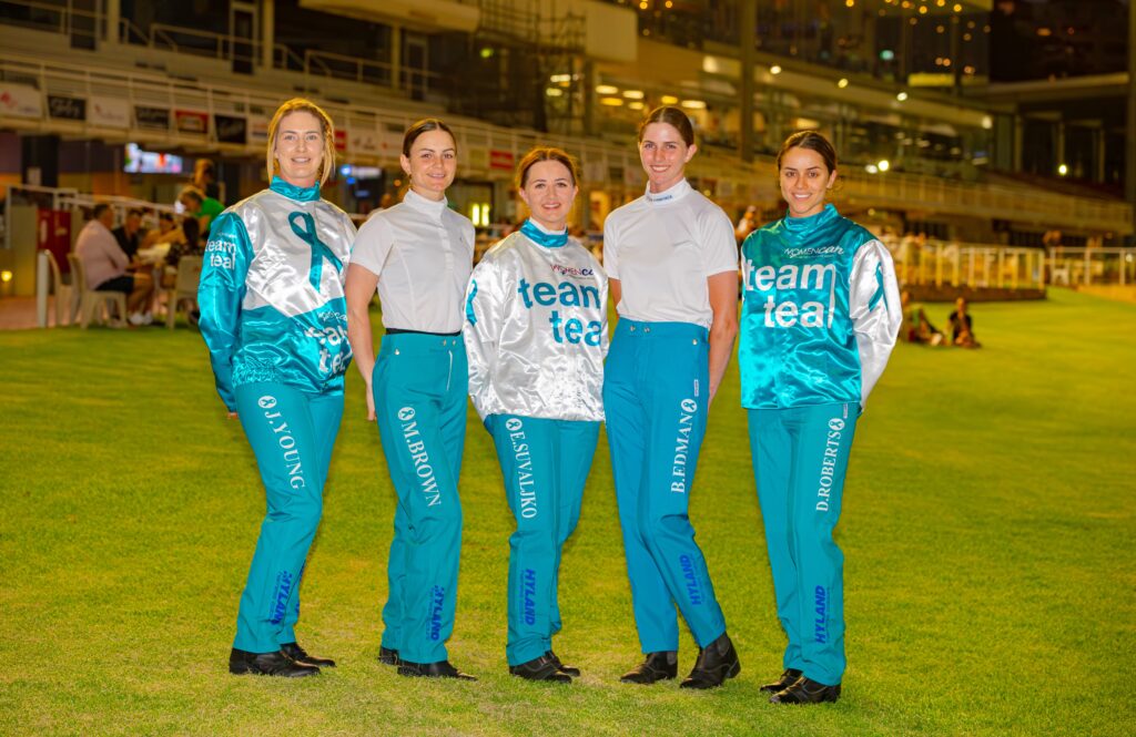 Women trainers join top reinswomen to support Team Teal thumbnail